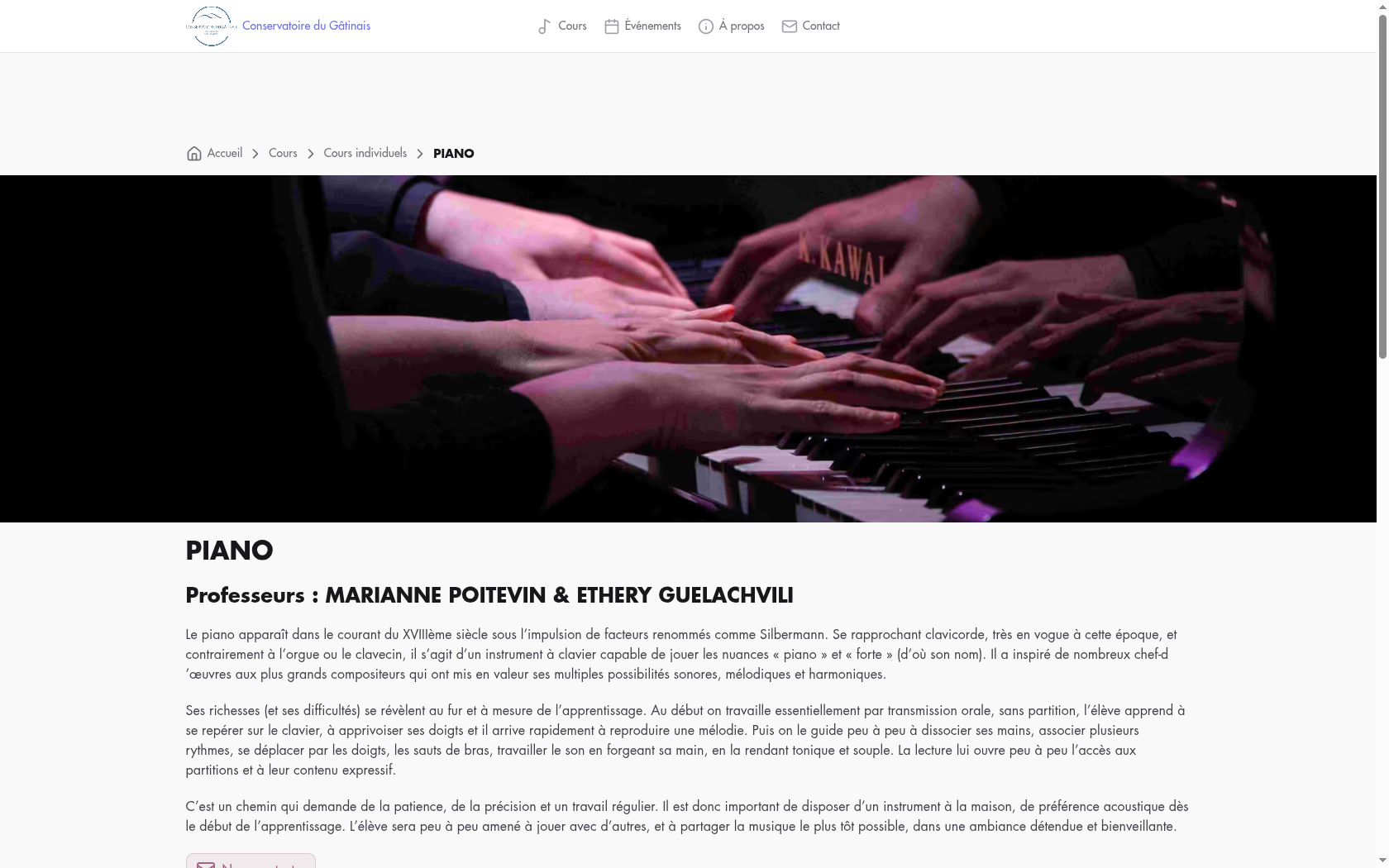 course-conservatoire