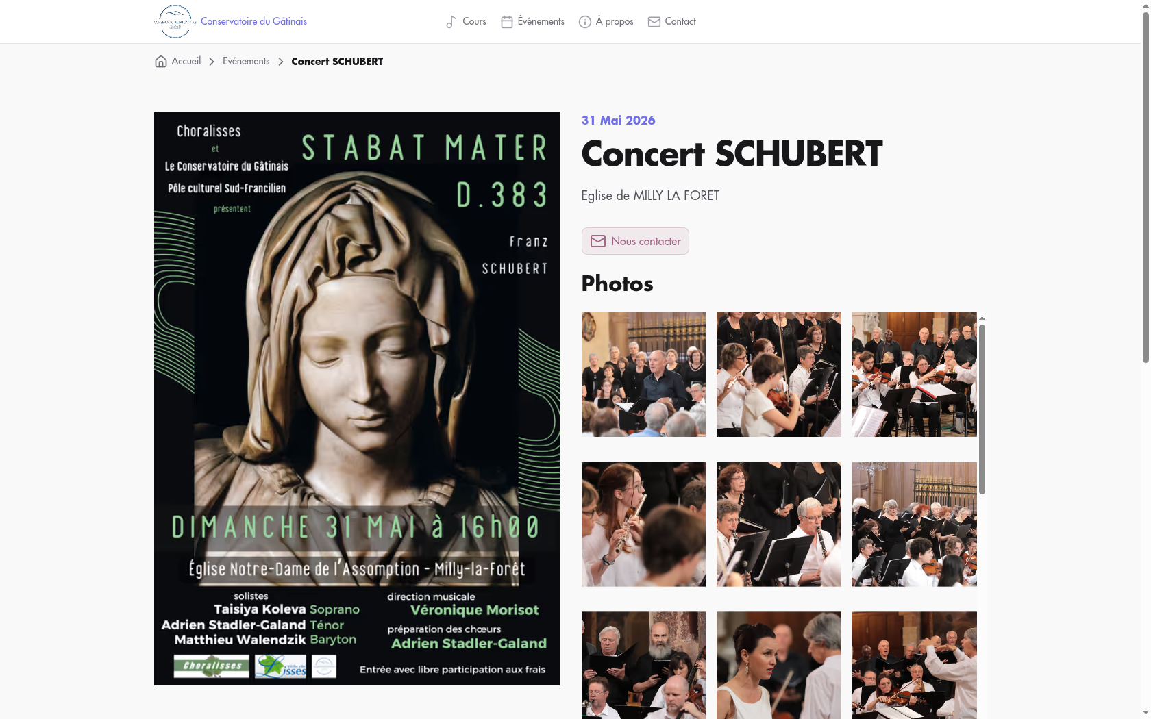 single-event-conservatoire